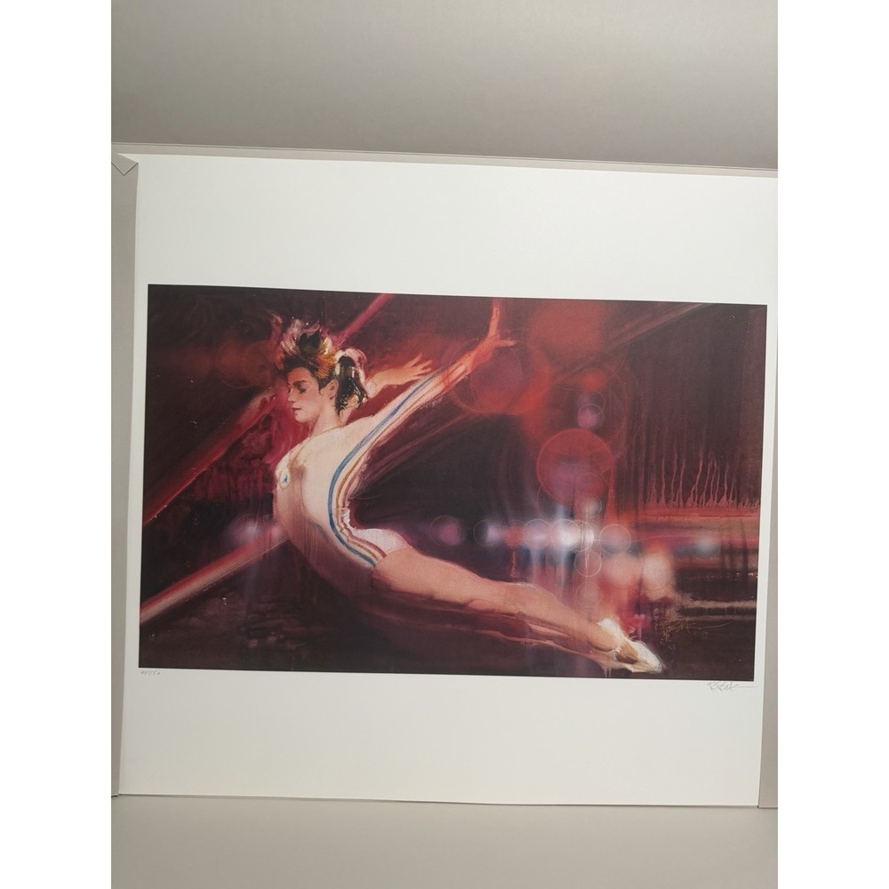 VTG Limited edition lithograph,‎ Diving, 1983 Olympics, Robert Peak 99/550